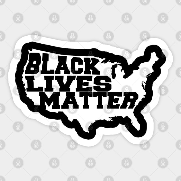 Black Lives Matter, Civil Rights, USA, United States Sticker by UrbanLifeApparel